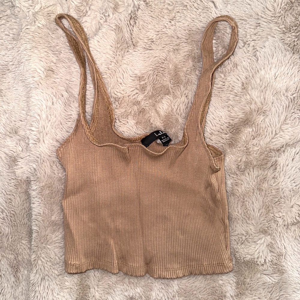 Lulus Tank in Caramel